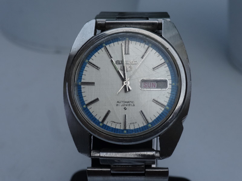 Groene bonen Enzovoorts Kreek Vintage Seiko 5 Automatic heren horloge | 6119-8470
